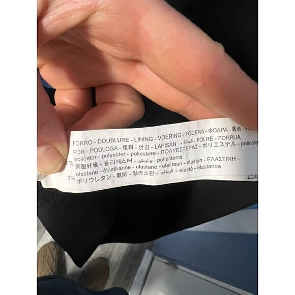 ZARA Black Sleeveless Bodycon Mini Dress With Square Neckline & Wide Straps, SM - Picture 6 of 6